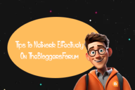 How to Network Effectively on TheBloggersForum [Building Connections]